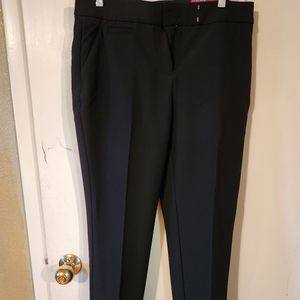 Investments women's straight leg dress pants, black, size 8p